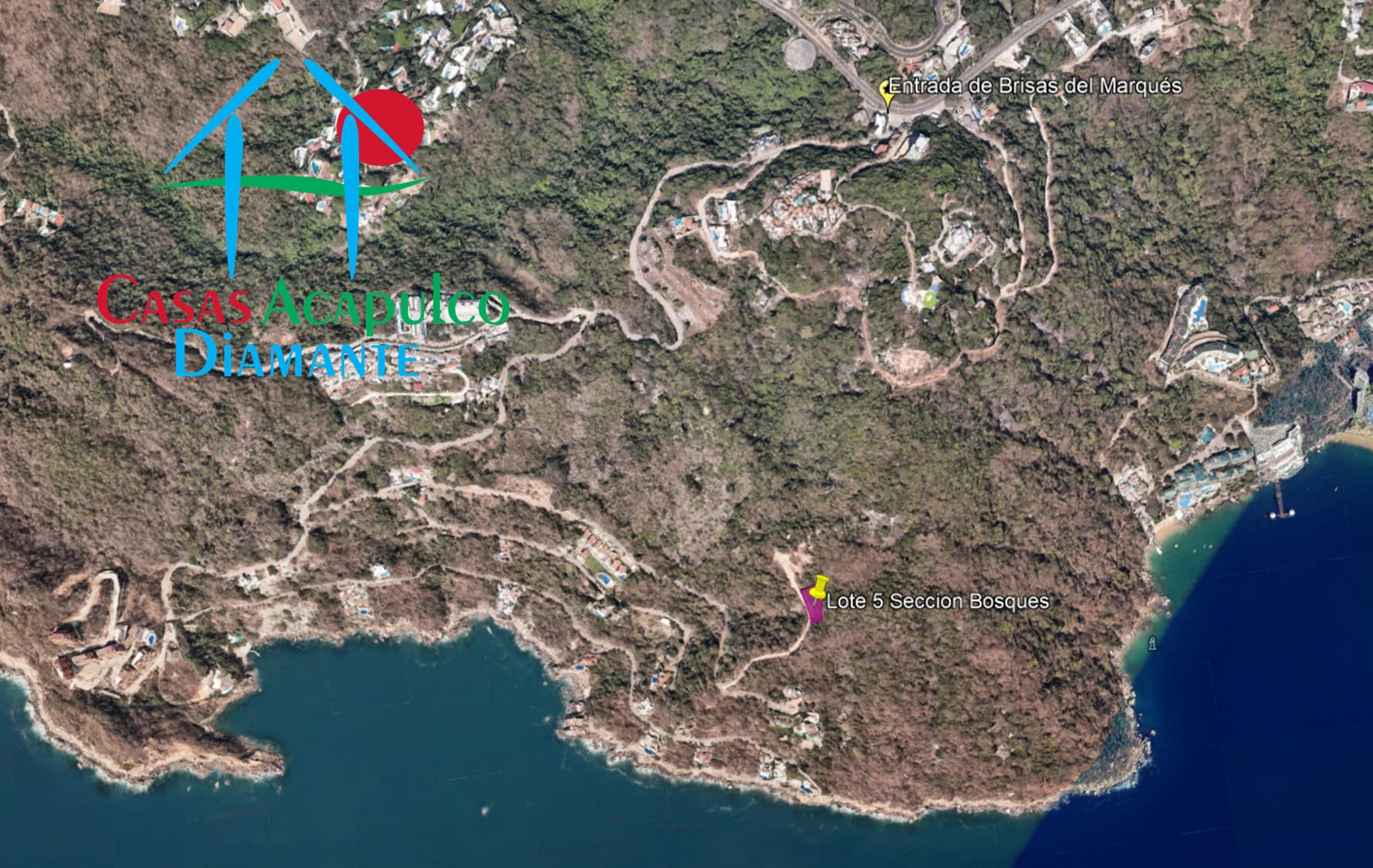 Terreno Brisas del Marqués Bosques lote 5 - Ubicación satelital y entorno 2